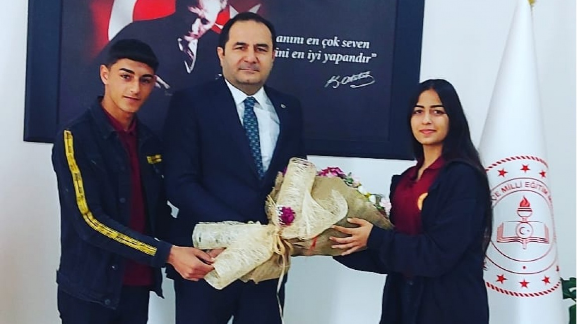 İlçe Milli Eğitim Müdürümüz Sn. Murat Çelik'i ziyaret ettik.